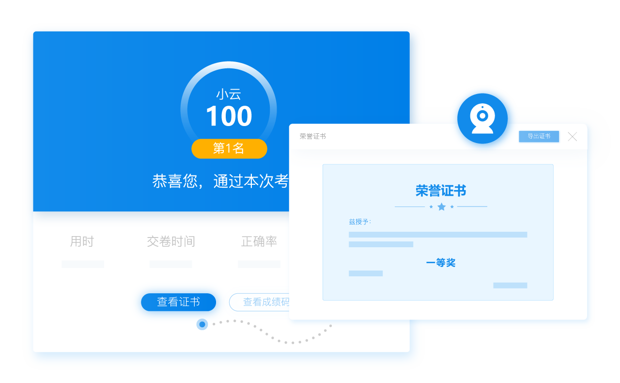 頒發(fā)證書